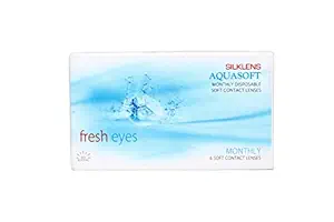 Aquasoft Silklens Fresheyes Contact Lens - 6 Pieces (-11)
