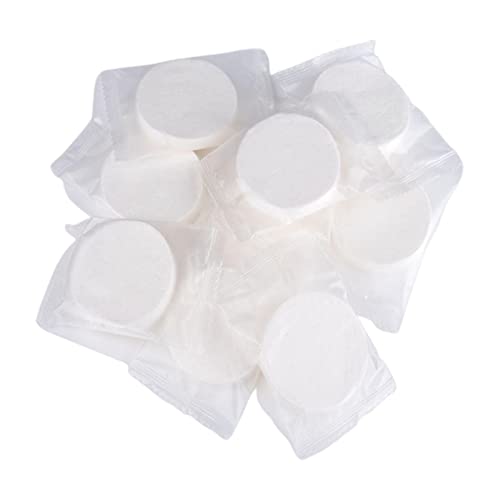 perfk Toalla comprimida de algodón desechable portátil 100x, toallita de Limpieza Facial con Monedas, toallitas Suaves para Manos para Viajes, Barbacoa al