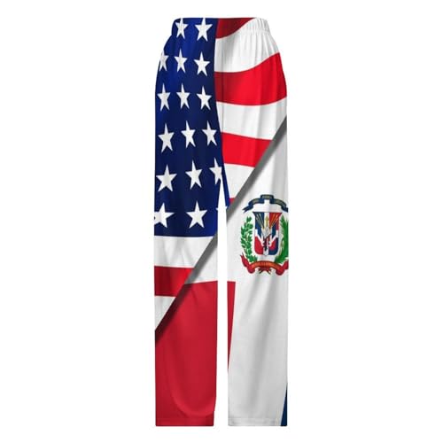 USA And Dominican Republic FlagChildren's Casual Pajamas160CM4