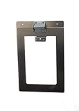 Gun Dog House Door | Small Heavy Duty Dog Door | Chew Proof, Weather Tight, Energy Efficient | Metal Dog Door | Dog Size 0-20 Lbs | 10 3/4 x 16 1/4 Frame…