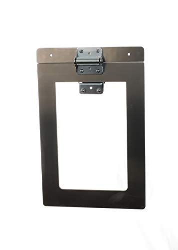 Gun Dog House Door | Small Heavy Duty Dog Door | Chew Proof, Weather Tight, Energy Efficient | Metal Dog Door | Dog Size 0-20 Lbs | 10 3/4 x 16 1/4 Frame…