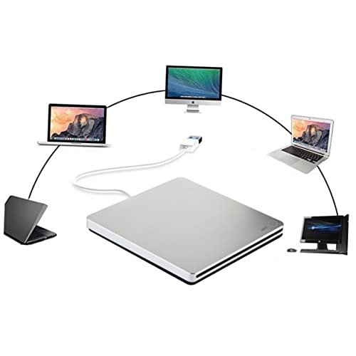 Grabadora externa de DVD ARTIBETTER tipo C USB miniatura 3