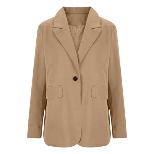 Womens Blazer Lightweight Long Sleeve Summer Jacket Casual Open Front Cardigan Notch Collar Blazers with Fake Pockets4