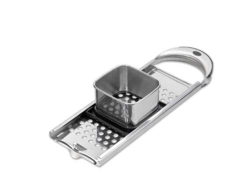 Produktfoto von GEFU 10970 Edelstahl Spätzlehobel TRADIZIONE mit Schieber - Reibe für Spätzle, Silber / Schwarz