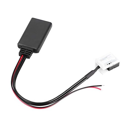 Bil Bluetooth-modul 12Pin Bluetooth-modul för bil AUX-IN-kabeladapter Passar för E61 E62 E60