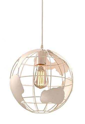 Preisvergleich Produktbild Nordischer moderner Kronleuchter, E27, für Esszimmer, Schlafzimmer, Arbeitszimmer, Restaurant, Bar, weiß mit einem Durchmesser von 30 cm.