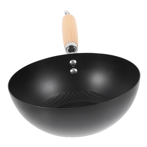 Wok japonés pequeño antiadherente con fondo redondo miniatura 1