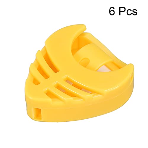 sourcing map Guitare Médiator Support Plastique Forme Cœur Jaune pour Guitare, Basse, Ukulélé avec Adhésif Retour et… - Les Beatles, Paul McCartney, John Lennon, RIngo Starr, George Harrison sourcing map Guitare Médiator Support Plastique Forme Cœur Jaune pour Guitare, Basse, Ukulélé avec Adhésif Retour et… – Image 4