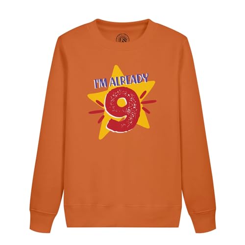 Sweat anniversaire 9 ans thème étoile le cadeau de fête idéal pour enfant