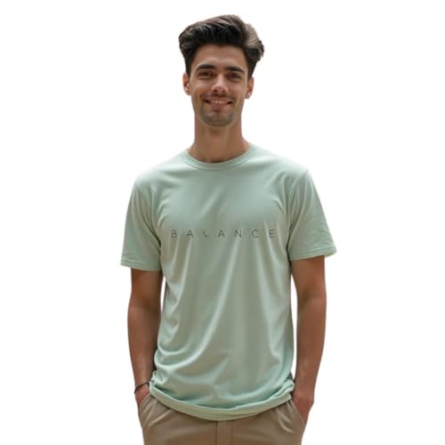Image of NOBERO Men's Cotton Regular Fit Letter Print T-Shirt