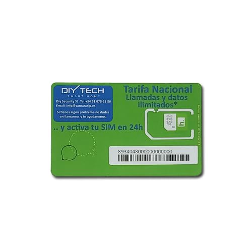 Tarjeta SIM Multitarifa. Tarifas con Llamadas y Datos ilimitados. SIN PERMANENCIA. Redes 2G o gsm, 4G/5G. Elige tu Tarifa Antes de la activación. Ideal para Cámaras 4G, Router 4G, o para Viajar