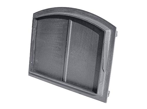 Sellon24 Backofentür Aus Gusseisen - Ofentür Für Pizzaofen & Brotofen Mit Thermometer