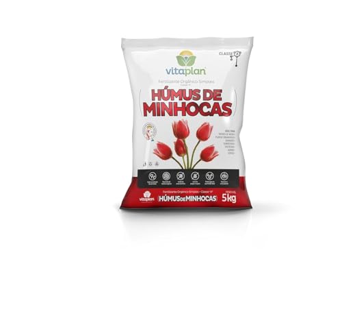 Humus de minhoca 5kg Fertilizante Organico
