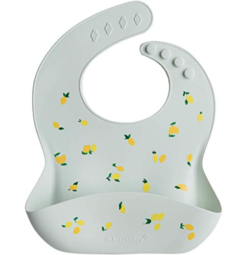 Image of Loulou Lollipop Soft, Waterproof Silicone Feeding Bib for Babies and Toddlers