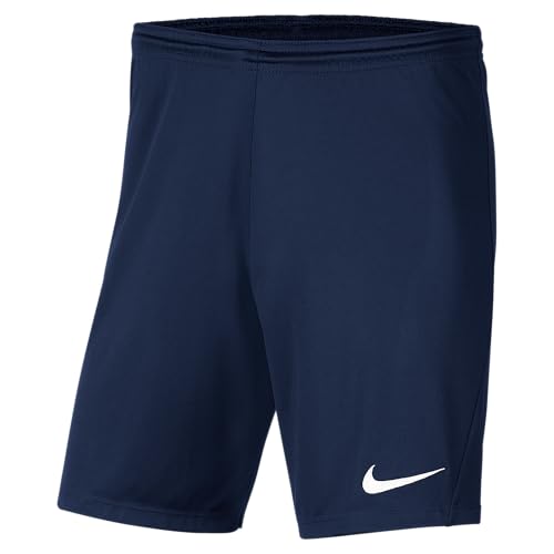 Nike Homme M Nk Df Park Iii Nb K Shorts, Bleu (Minuit Marine/Blanc), L EU