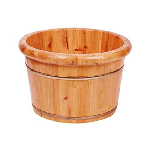Bañera de pies de madera para masajes y cuidado