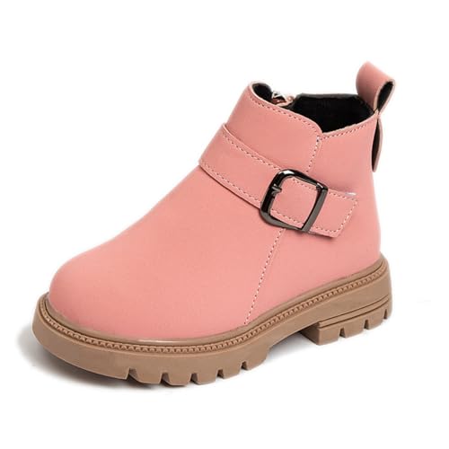 Girl Ankle Boots Side Zipper Boots Winter Warm Snow Boot Anti-Slip Outdoor Shoes
