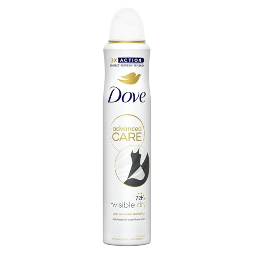 Dove Advanced Care Déodorant anti-transpirant Invisible Dry 200 ml (l'emballage peut varier)
