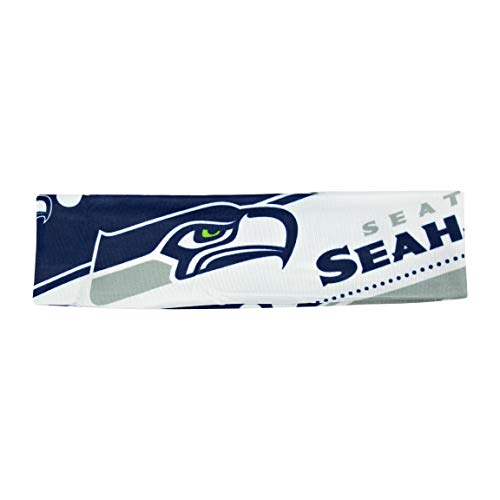 Littlearth Unisex-Adult NFL Seattle Seahawks Stretch Headband, Team Color, One Size, (300413-SEAH-1)