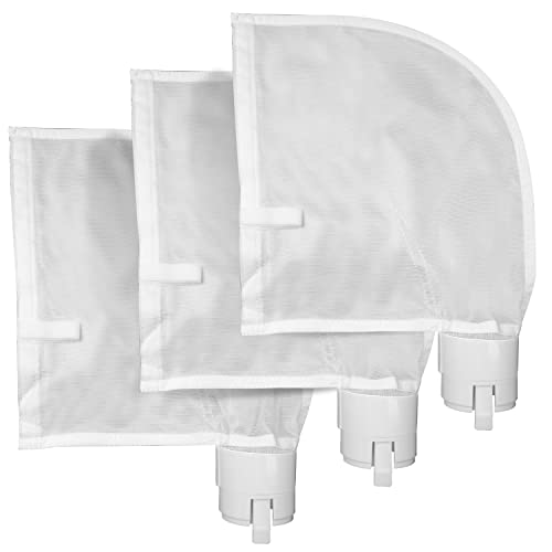 Chuanke Pool Cleaner Replacement Filter Bag Fits for Polaris 360 and 380 Pool Cleaner All Purpose Bags (3 Pack 360 v Closure Bag)
