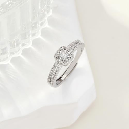 Image of SALTY Anti Tarnish Finger Ring for Women | Adjustable Fancy Jewellery Design | Fashion Accessories for Girls | Minimal Jewelry | Gift for Diwali, Christmas, Marriage, Birthday