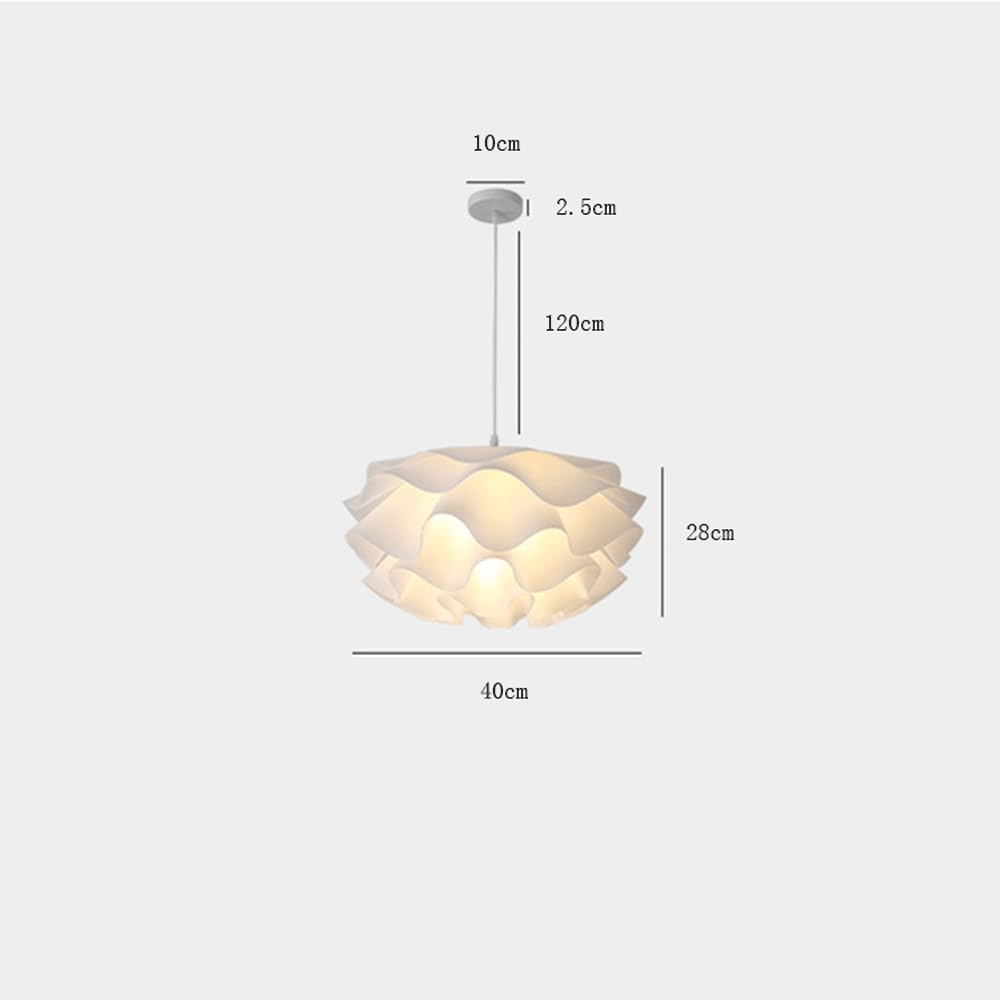 Lampada a petalo Lampada da soffitto Cucina moderna con isola Lampada a sospensione Soggiorno in famiglia creativo Illuminazione Droplight Lampadario Lampadario in vetro artistico Camera da letto