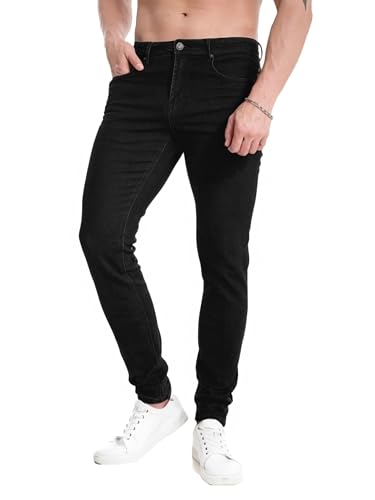 TEGIAS Mens Slim Fit Stretch Jeans Classic Comfort Regular Fit2