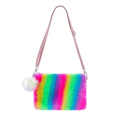 Rainbow Stripes With Pink Strap