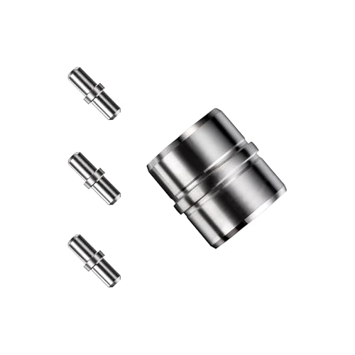 AICA Conector para barandilla de Acero Inoxidable 304, Diámetro 42,2 mm, para Barandillas con 3 Barras Transversales