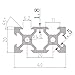 4pc/lot 2040V-slot 2040 V Slot European Standard Industrial Aluminum Profile Extrusion Alloy Linear Rail for 3D Printer CNC DIY Linear Motion Guides(2040V Silver,420mm)