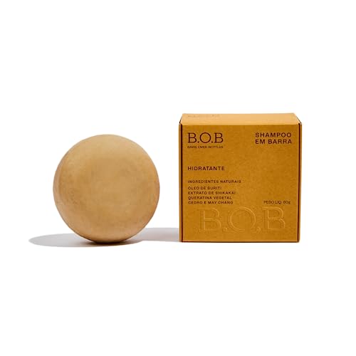 B.O.B Shampoo em Barra Hidratante, 80G
