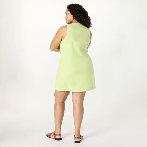 Image of The Drop Womens Amira Button Down Linen Mini Dress