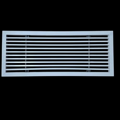 Image of Premium Central air Conditioning Grille- Linear Bar Grilles - Aluminium Powder Coated Grill, Ventilation Grill, Home Grill, ac Jali, Grill for Wall, Sidewall and Ceiling (16 inch * 6 inch)