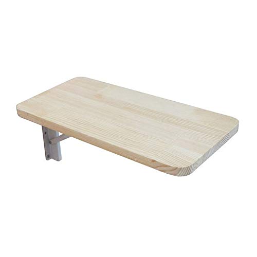 Estantes Flotantes de Pared QIANGDA Plegable Portátil Ordenador Montado En La Pared Mesa De Hojas Caídas, Plegable Cocina Y Mesa De Comedor Escritorio, Naturaleza (Más Tamaños) Cover