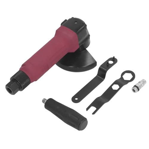 Kit de herramientas de molinillo de ángulo pequeño neumático pulido industrial de pulido 11000 rpm 1/4 pulgadas pt 4 pulgadas diámetro