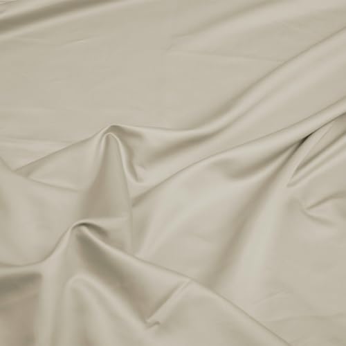 Image of Blue Dahlia 1000TC, 100% Cotton, King Size /Double Elastic Fitted Bedsheet (72 inchx78 inch) + 4 Pillow Covers, Fits Upto 10 inch Mattress, Silky Smooth Feel, Luxury Bedding Set, Beige Colour