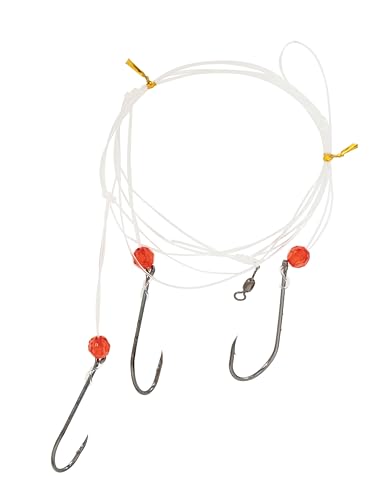 BLUEWING HI-LO Rig con Anzuelos de Acero Alto Carbono para Pesca en Fondo, Multiseñuelo, Versátil High Low para Agua Salada y Dulce