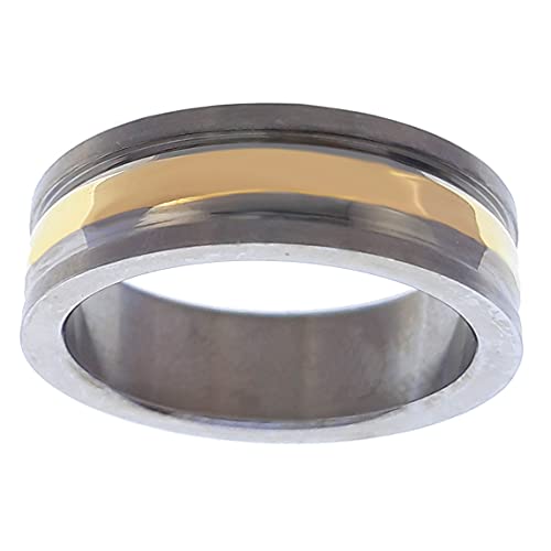 Bague mixte acier inoxydable bijoux homme taille au choix cadeau noël