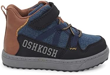 OshKosh B'Gosh Boy's Camino Fashion Boot, Navy/Tan, 4 Toddler | Image 1