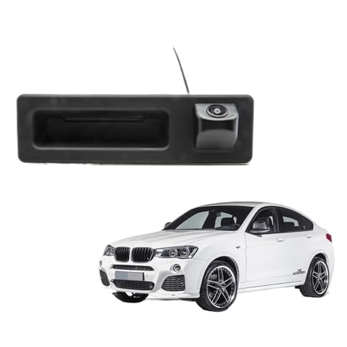 Per BMW X4 F26 2014 2015 2016 2017 Car Backup Retromarcia Monitor di parcheggio Visione notturna CCD HD AHD Maniglia del bagagliaio Videocamera vista posteriore.