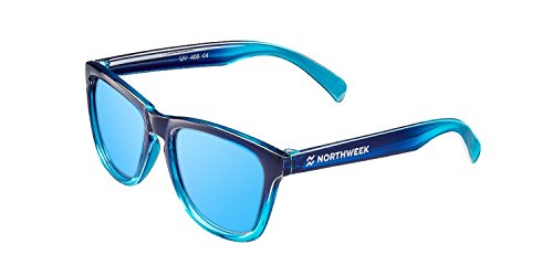 NORTHWEEK Kids Patrol - Gafas de Sol para Niño y Niña, Polarizadas, Azul Hielo