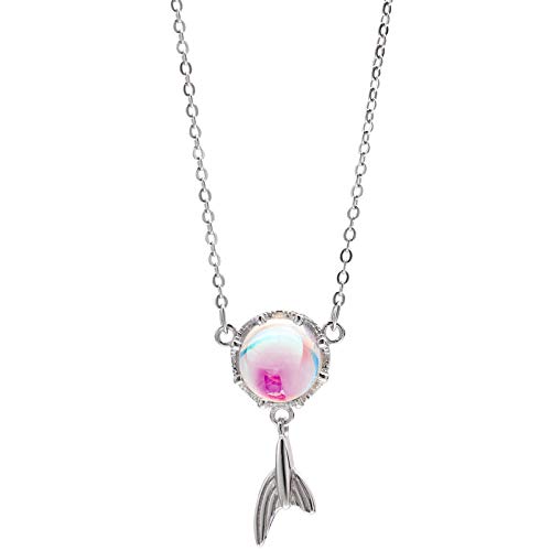 Collier Argent S925 queue de poisson, le cadeau d'anniversaire idéal