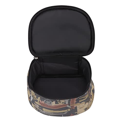 EOJDDPA Funda Protectora para Carrete de Pesca de Camuflaje, Grande, con Cremallera, Resistente al Desgaste, portátil, Funda Protectora para Pesca al Aire Libre, jardinería, Hecha de Tela