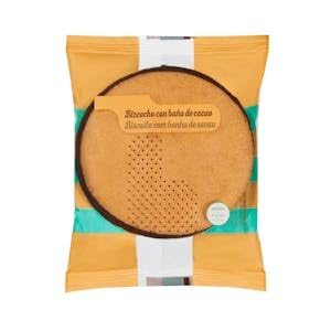 Bizcocho con baño de cacao Hacendado 68 g aprox. Pack 4
