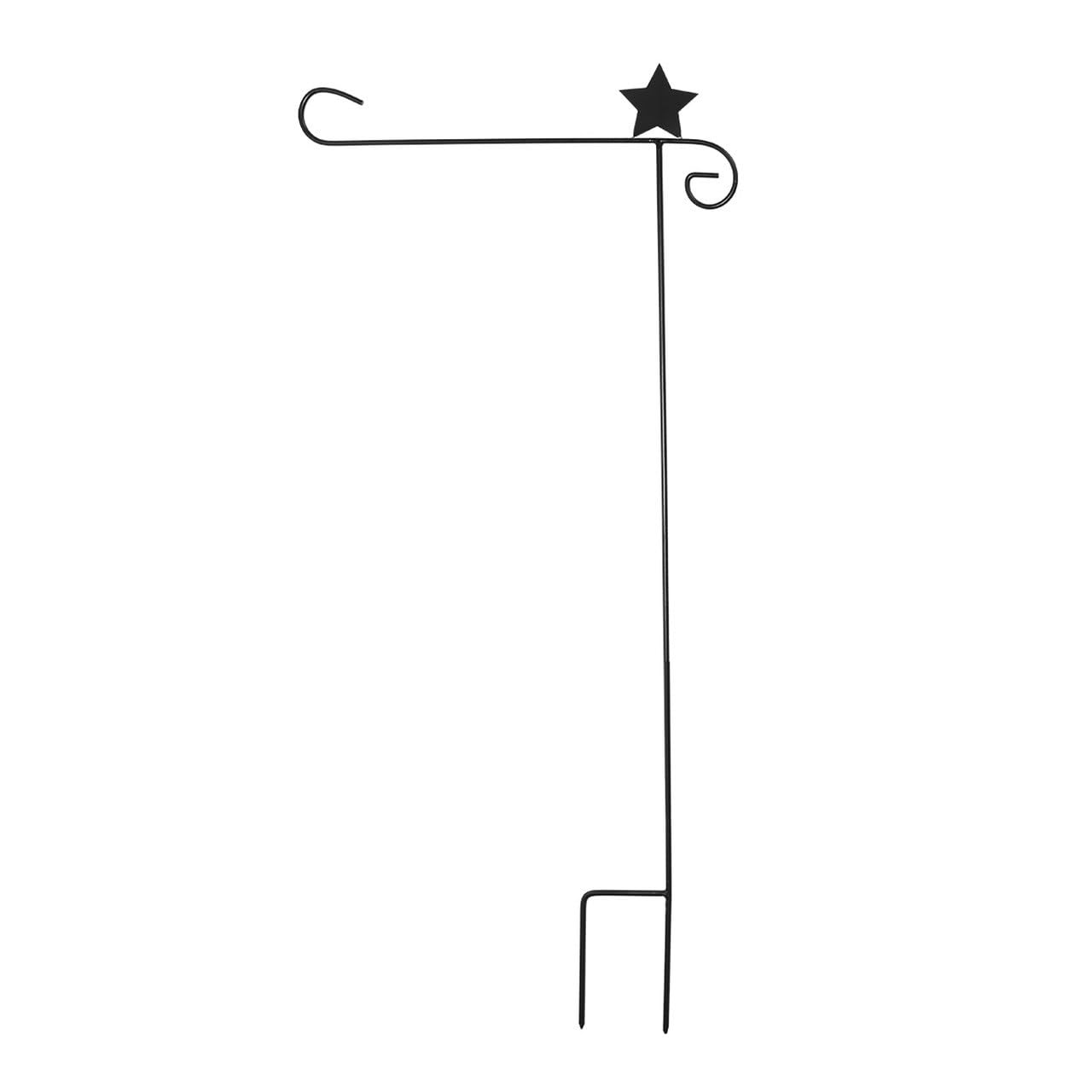 Stojak na flagę ogrodową z kutego żelaza 102 cm wys. Briarwood Lane