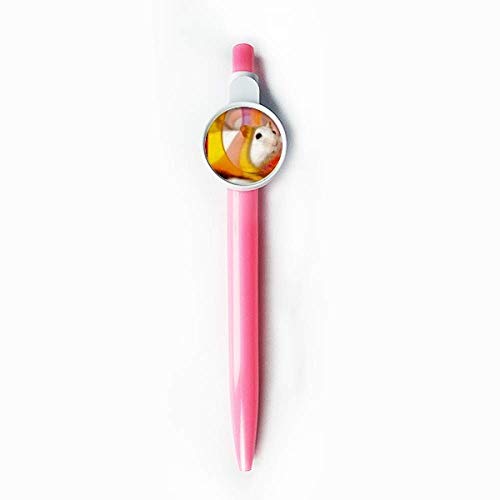 Cadeau original stylo à bille bleu rat blanc jouet pour animal