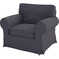 TLYESD TLY Housse de Chaise Ektorp en Coton pour Fauteuil IKEA