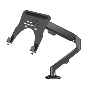 FSNTRKNA Monitorarm + Laptopständer, Vollbeweglicher Ständer, Geeignet for 10-16 Zoll Laptops und 13-32 Zoll Computer-LED-LCD-Bildschirme, Unterstützt Neigung und Drehung(Xy360 M5B)