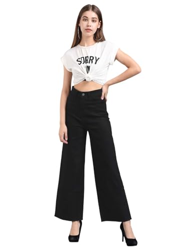 Image of KOTTY Women's Classic Fit Straight Jeans - Mid Waist with Clean Lines
