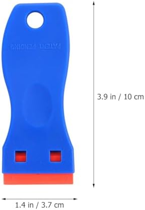 NUOBESTY Alet seti, araç folyosu, plastik kazıyıcı, koruyucu kapaklı, 103 adet, yapıştırıcı artıklarını gidermek, araç pencere çerçevesini temizlemek için, dış mekan bakımı - Görsel 2